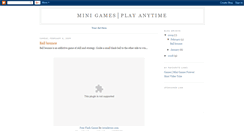 Desktop Screenshot of minigamesanytime.blogspot.com