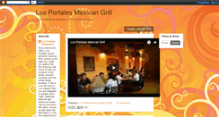 Desktop Screenshot of losportalesmexicangrill.blogspot.com