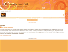 Tablet Screenshot of losportalesmexicangrill.blogspot.com