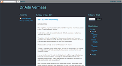 Desktop Screenshot of drvermaas.blogspot.com