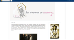 Desktop Screenshot of lossecretosdemartina.blogspot.com