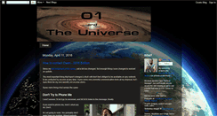 Desktop Screenshot of 01universe.blogspot.com