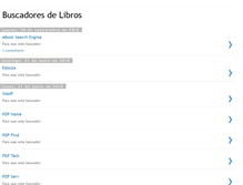 Tablet Screenshot of buscadoresdelibros.blogspot.com
