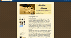 Desktop Screenshot of lapetitedreamer.blogspot.com