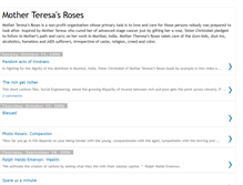 Tablet Screenshot of motherteresasroses.blogspot.com