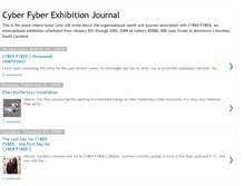 Tablet Screenshot of cyberfyberexhibitjournal.blogspot.com