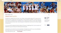 Desktop Screenshot of playkabaddi.blogspot.com