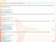 Tablet Screenshot of miopatiamitocondrial.blogspot.com