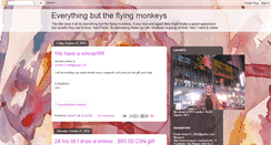 Desktop Screenshot of everythingbuttheflyingmonkeys.blogspot.com