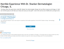 Tablet Screenshot of dermatology-chicago-drshanker-a-fraud.blogspot.com