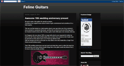 Desktop Screenshot of feline-guitars.blogspot.com