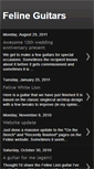 Mobile Screenshot of feline-guitars.blogspot.com