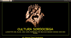 Desktop Screenshot of culturasordociega.blogspot.com