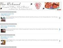 Tablet Screenshot of newrichmondschoolnews.blogspot.com