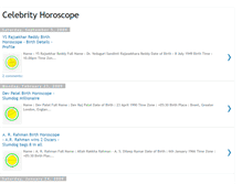 Tablet Screenshot of celebrityhoroscope.blogspot.com