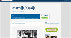 Desktop Screenshot of marcellakamila.blogspot.com