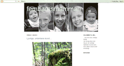 Desktop Screenshot of fembarnsmamman-emma.blogspot.com