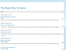 Tablet Screenshot of gamingrights.blogspot.com