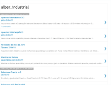 Tablet Screenshot of alberindustrialapuestas.blogspot.com