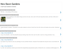 Tablet Screenshot of newdawngardens.blogspot.com