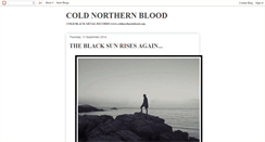 Desktop Screenshot of coldnorthernblood.blogspot.com