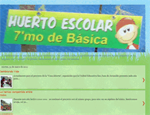 Tablet Screenshot of huerto-sembrandovida.blogspot.com