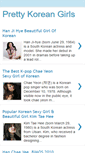 Mobile Screenshot of pretty-korean-girls.blogspot.com