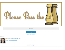 Tablet Screenshot of plspassthesalt.blogspot.com