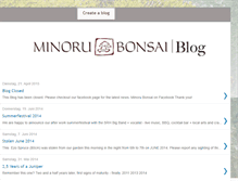 Tablet Screenshot of minorubonsai.blogspot.com
