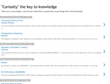 Tablet Screenshot of curiosity-the-key-to-knowledge.blogspot.com