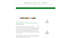 Desktop Screenshot of fidelitymutualfunds.blogspot.com