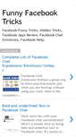 Mobile Screenshot of facebookfunnytricks.blogspot.com