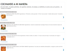 Tablet Screenshot of cocinaamimanera.blogspot.com