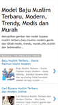 Mobile Screenshot of model-baju-muslim-terbaru-modern.blogspot.com