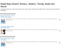 Tablet Screenshot of model-baju-muslim-terbaru-modern.blogspot.com