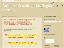 Tablet Screenshot of animaisdesabrigados.blogspot.com