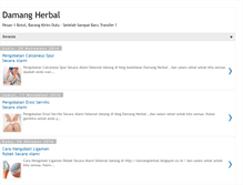 Tablet Screenshot of damangherbal.blogspot.com