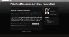 Desktop Screenshot of pelatihanakreditasirumahsakit.blogspot.com