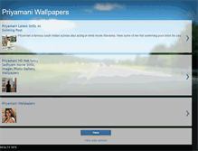 Tablet Screenshot of hotpriyamani-wallpapers.blogspot.com