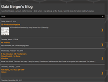 Tablet Screenshot of gabiberger.blogspot.com