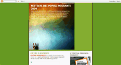 Desktop Screenshot of festivaldeipopolimigranti.blogspot.com