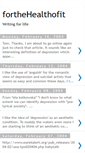 Mobile Screenshot of forthehealthovit.blogspot.com