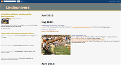 Desktop Screenshot of lindeunivers.blogspot.com