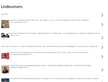 Tablet Screenshot of lindeunivers.blogspot.com