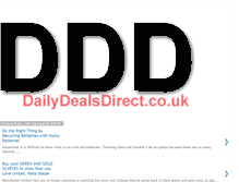 Tablet Screenshot of dailydealsdirect.blogspot.com