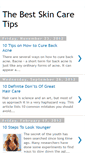 Mobile Screenshot of best-skin-care-tips.blogspot.com