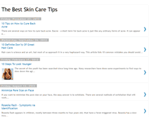 Tablet Screenshot of best-skin-care-tips.blogspot.com