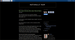 Desktop Screenshot of naturalandraw.blogspot.com
