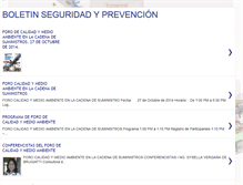 Tablet Screenshot of boletinseguridadyprevencion.blogspot.com