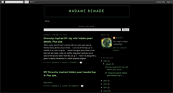 Desktop Screenshot of madameoremade.blogspot.com